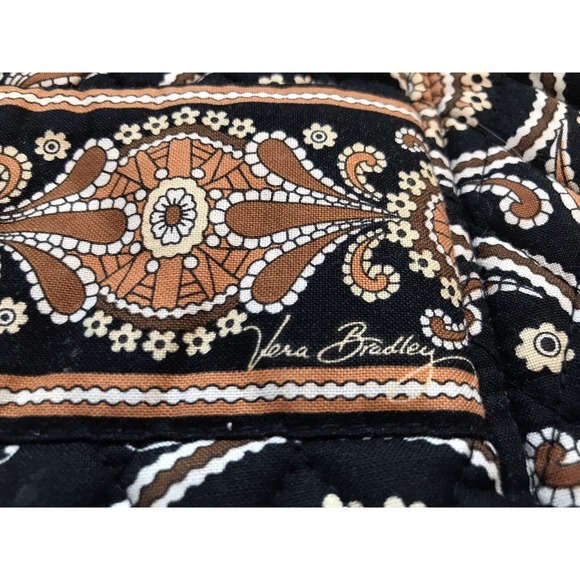 Vera Bradley Pattern-Retired TRENDY NEAT CURVY TOTE CAFF'E LATTE PURSE BAG - Picture 9 of 14